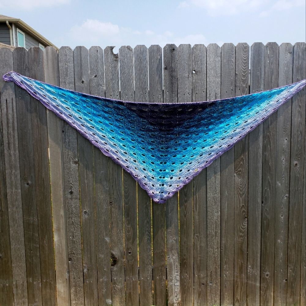 Crocheted Ladies Shawl